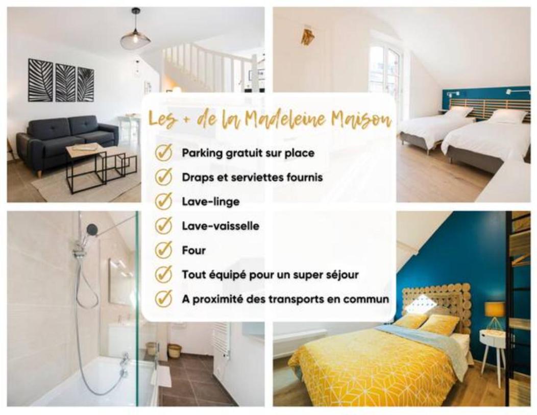 Apartamento La Madeleine Maison *T3* Orléans Exterior foto